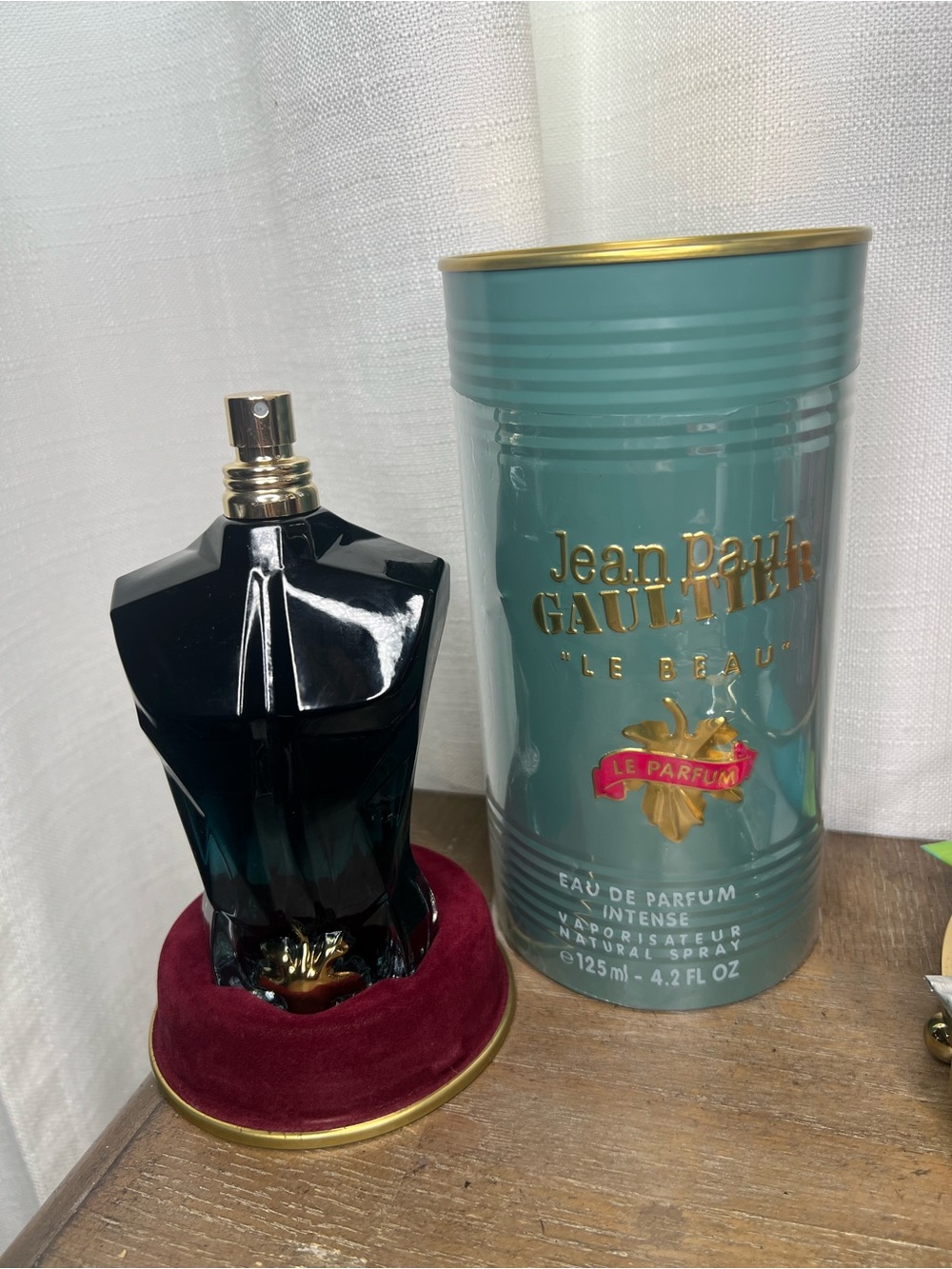 Jean Paul Gaultier Le Beau Eau de Parfum - Teal & Gold Accents